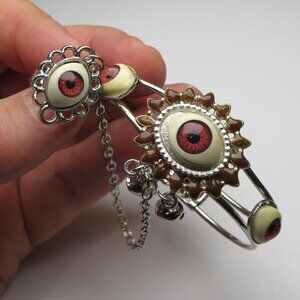 "Bracelet Good Luck Eye Ring & Bracelet 1998's"